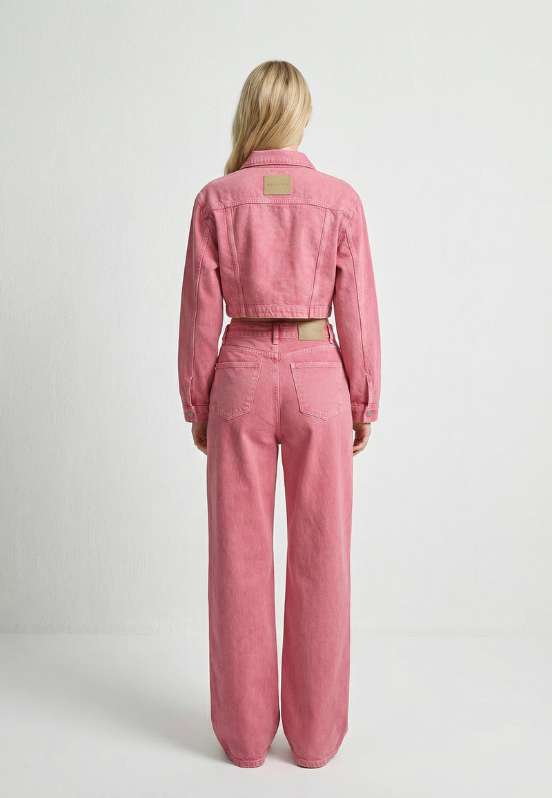 Zestaw Różowy Bunt - Casual Look