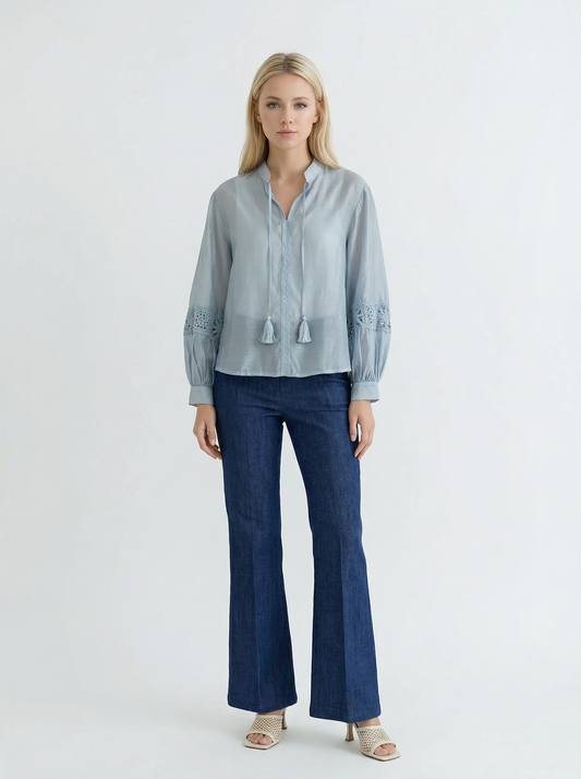 Zestaw Granatowy Boho - Casual Look