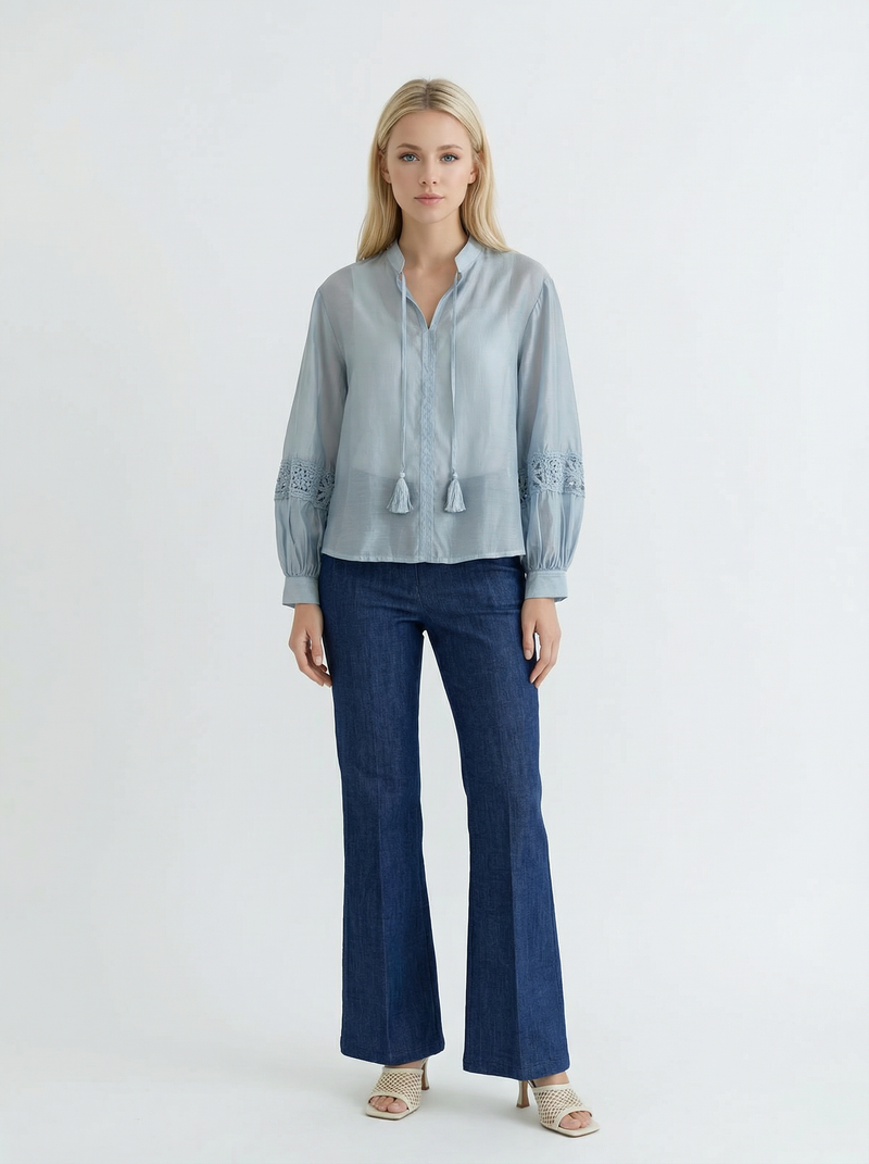 Zestaw Granatowy Boho - Casual Look